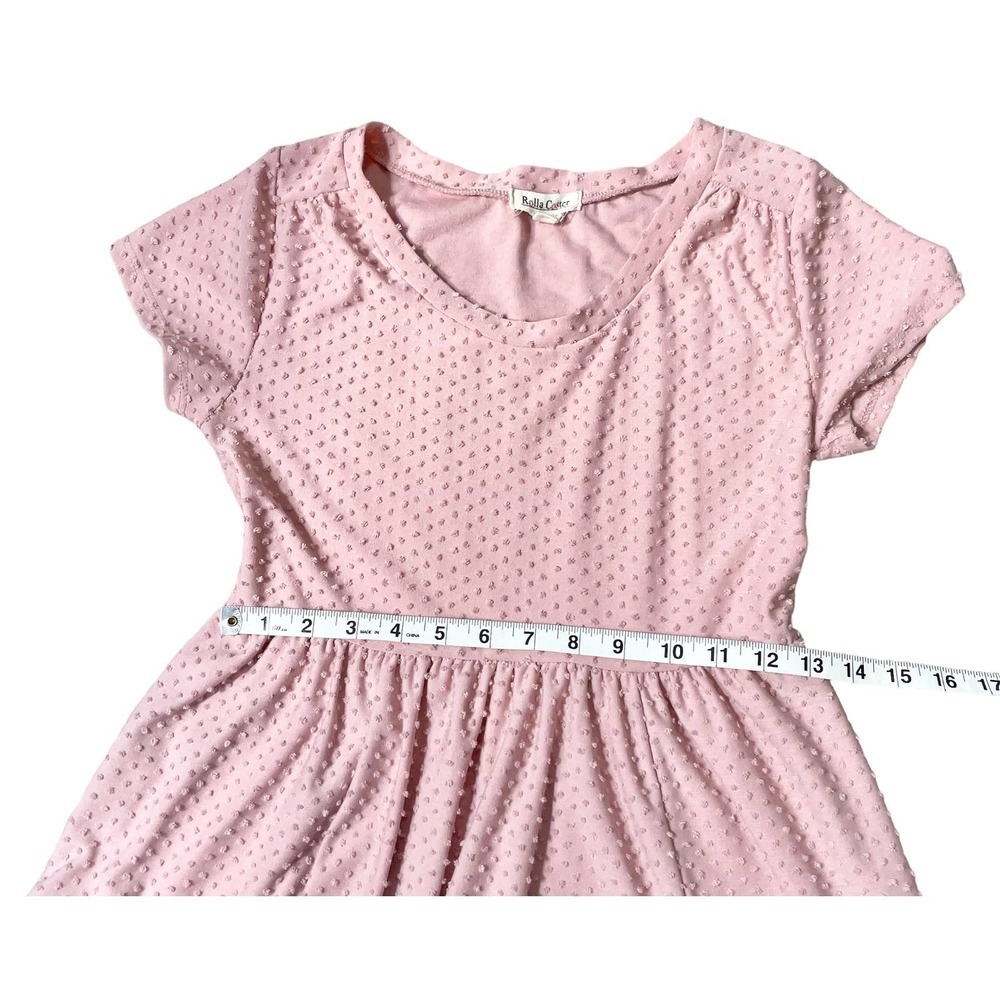 Rolla Coster Baby Doll Style Textured Tiered Dress - Sz S - Picture 9 of 9